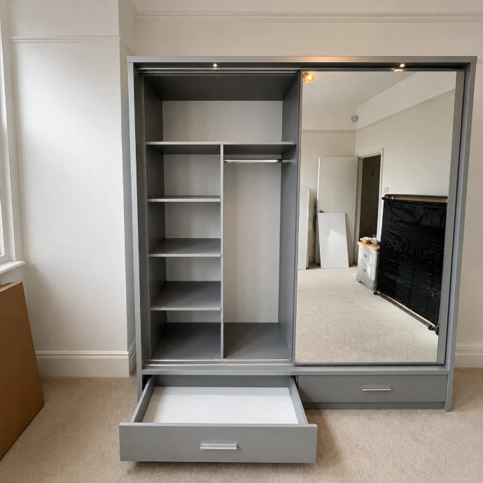 Close up of a Home Flatpack Installation