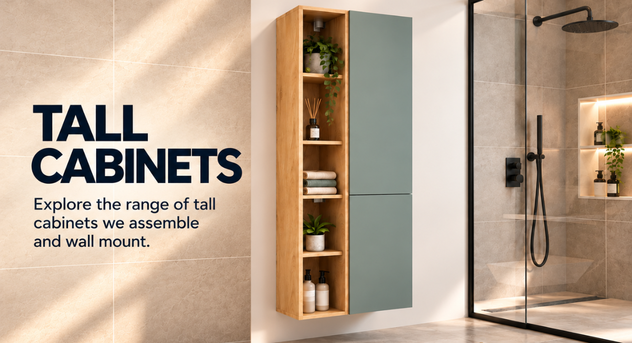 Tall Cabinets assembly and wall mounting