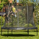 Black - 12ft Salta Black Round Comfort Edition Trampoline with Enclosure - Photo 2