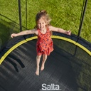 Black - 12ft Salta Black Round Comfort Edition Trampoline with Enclosure - Photo 6