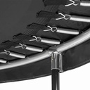 Black - 12ft Salta Black Round Comfort Edition Trampoline with Enclosure - Photo 9