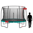 Green - 12ft Salta Green Round Comfort Edition Trampoline with Enclosure - Photo 4