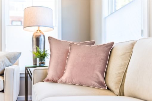 Plush Velvet Collection – Soft Touch Luxury Cushion Cover in Heather - Gallery 1