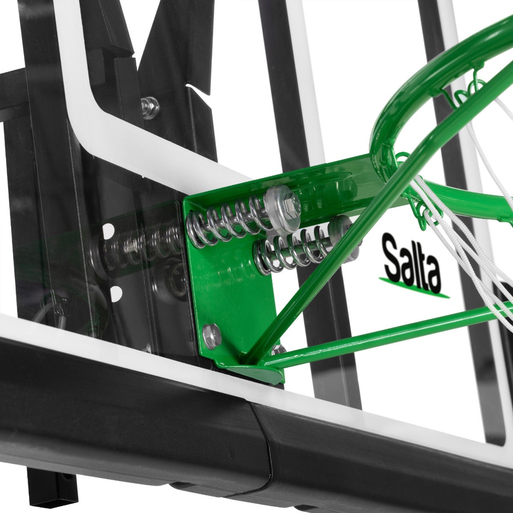 Black - Salta Centre Backboard Basketball Hoop (Wall Mounted) - Photo 3
