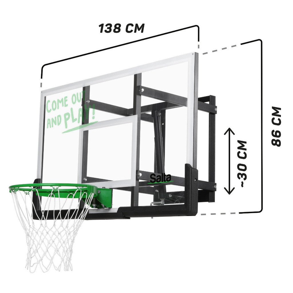 Not specified - Salta Guard Backboard Basketball Hoop (Wall Mounted) - Photo 4
