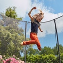 Black - 7ft x 5ft Salta Black Rectangular Comfort Edition Inground Trampoline with Enclosure - Photo 5