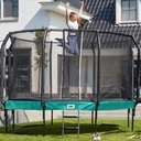 Green - 14ft Salta Green Round First Class Edition Trampoline with Enclosure - Photo 2