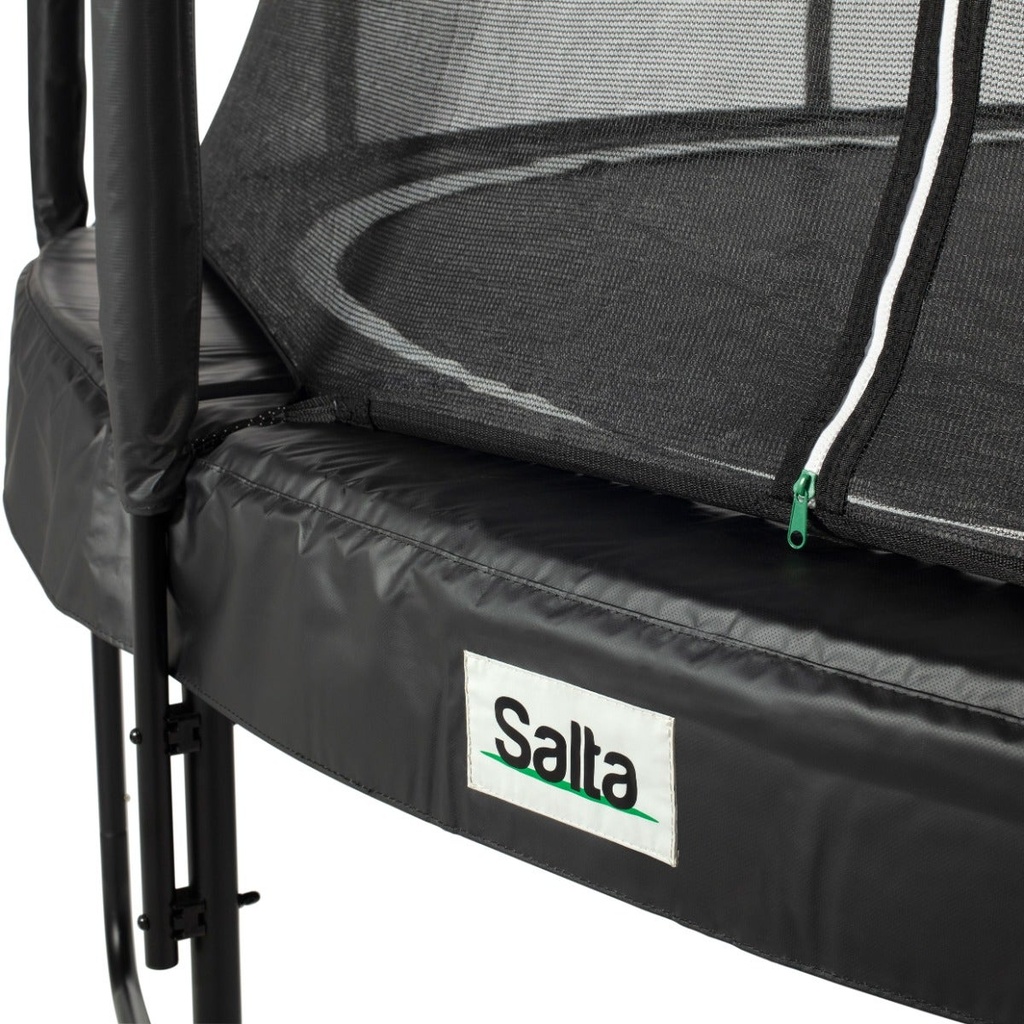 Black - 14ft Salta Black Round Premium Edition Trampoline with Enclosure - Photo 6