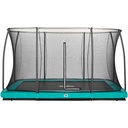 Green - 12ft x 8ft Salta Green Rectangular Comfort Edition Inground Trampoline with Enclosure - Photo 12