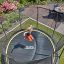 Black - 10ft Salta Black Comfort Edition InGround Round Trampoline with Enclosure - Photo 6