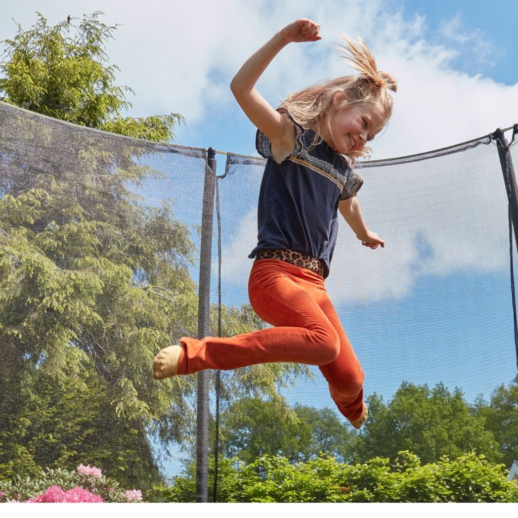 Green - 10ft Salta Green Comfort Edition InGround Round Trampoline with Enclosure - Photo 5