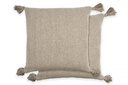 Hartley – Recycled Cotton Cushion Cover in Natural - Gallery 1
