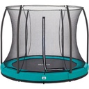 Green - 10ft Salta Green Comfort Edition InGround Round Trampoline with Enclosure - Photo 7