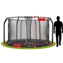 Black - 13ft Salta Black Royal Baseground Round Trampoline with Enclosure - Photo 4
