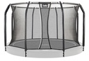Black - 13ft Salta Black Royal Baseground Round Trampoline with Enclosure - Photo 8