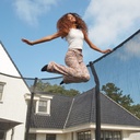 Green - 12ft Salta Green Round First Class Edition Trampoline with Enclosure - Photo 4