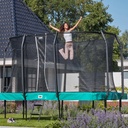 Green - 12ft x 7ft Salta Green Rectangular First Class Trampoline with Enclosure - Photo 5