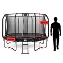 Black - 10ft Salta Black Round First Class Edition Trampoline with Enclosure - Photo 4