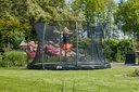 Black - 14ft Salta Black Comfort Edition InGround Round Trampoline with Enclosure - Photo 2