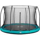 Green - 14ft Salta Green Comfort Edition InGround Round Trampoline with Enclosure - Photo 7