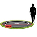 Black - 13ft Salta Royal Baseground Black Round Trampoline - Photo 4