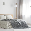 Love Collection - Recycled Cotton Throw in Grey - Image 4