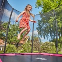 Pink - 7ft x 5ft Salta Pink Rectangular Comfort Edition Trampoline with Enclosure - Photo 2