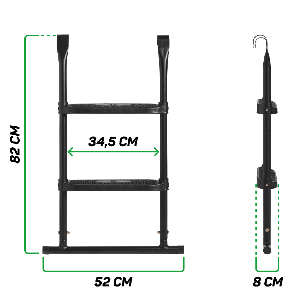 Black - Salta Trampoline Ladder - Photo 3
