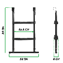 Black - Salta Trampoline Ladder - Photo 3