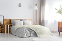 Plush Flannel Fleece Blanket - Super Soft Throw in Cream - Image 7