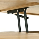 Lift-Top Coffee Table with Height-Adjustable Lift-Up Tabletop, 110L x 55.5W x 40H cm, Wood - Photo 6