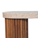 Solid Mango Wood Coffee Table with Artisan Finish, Brown - Photo 5
