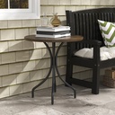 Garden Table 66cm x 66cm x 71.5Hcm Brown Wood Grain - Photo 2