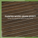 Garden Table 66cm x 66cm x 71.5Hcm Brown Wood Grain - Photo 4