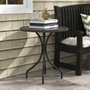 Garden Table 66cm x 66cm x 71.5Hcm Grey Wood Grain - Photo 2
