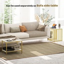 Coffee Table Set 45cmx40cmx52cm Gold Tone - Photo 6