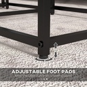HOMCOM Nest of 3 Tables Marble Effect Finish - Photo 6