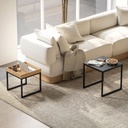 Coffee Table Set 45W x 45D x 45Hcm Black - Photo 2
