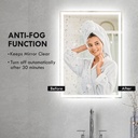 LED Dimmable Makeup Mirror 70x50cm Anti-Fog image 6