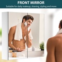 Stainless Steel Bathroom Mirror Cabinet 60x55cm image 4
