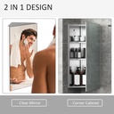 Stainless Steel Wall-Mounted Bathroom Cabinet 300mm image 5