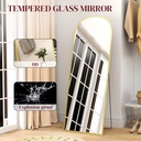 Aluminium Standing Mirror 165cm - Gold image 5