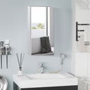 Wall-mounted Bathroom Mirror Cabinet 300mm Stainless Steel image 2