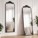 Full-Length Floor Mirror Baroque Metal Frame 50x160cm image 2