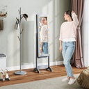 LED Jewellery Cabinet with Mirror Grey image 2