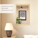 Wall-Mounted Mirror Natural Wood 60x40cm image 4