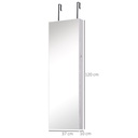 Jewelry Cabinet Lockable Mirror with LED White image 3