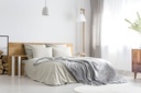 Nordic Collection - Super Cosy Fleece Blanket in Silver - Image 4