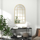 Arched Wall Mirror Modern Window 110x65cm image 2