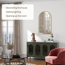 Arched Wall Mirror Modern Window 110x65cm image 4